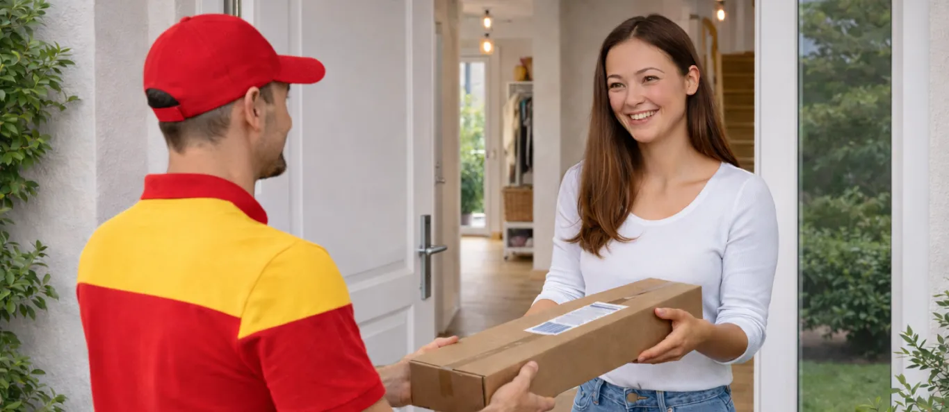 Plissee sicher verpacken und für eine Anpassung versenden