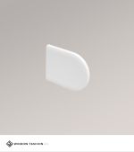 weiss Vorschau Endkappe für Metallträger Rollos M #1W weiss