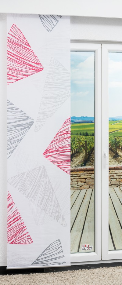 Lysel - Schiebegardine Dreieckharmonie