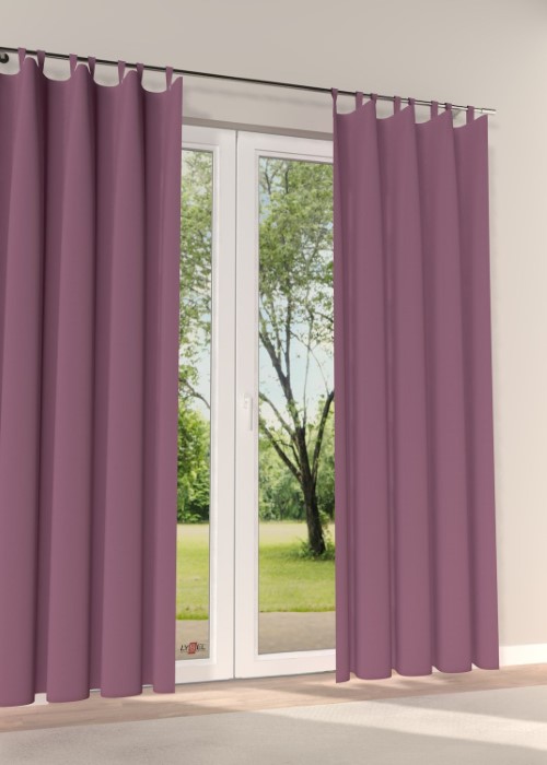 Schlaufenschal in violett