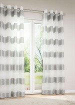 grau Vorschau Lysel - Ösenschal Sabia #1W in Beige grau