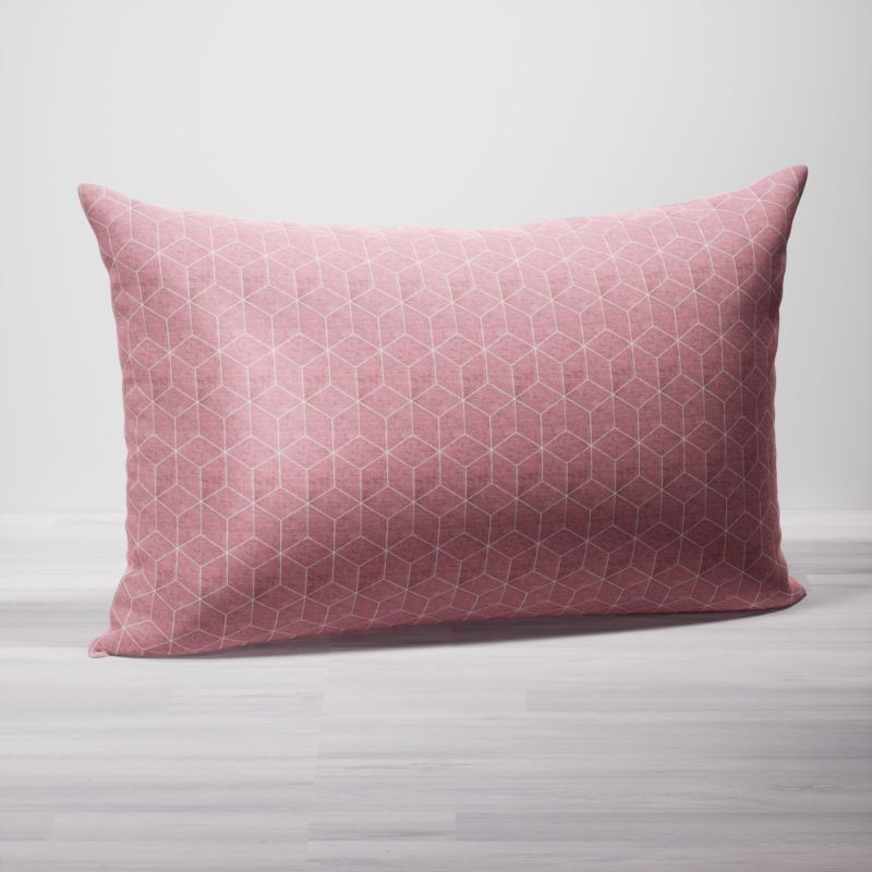 Dekokissen rechteckig in rosa