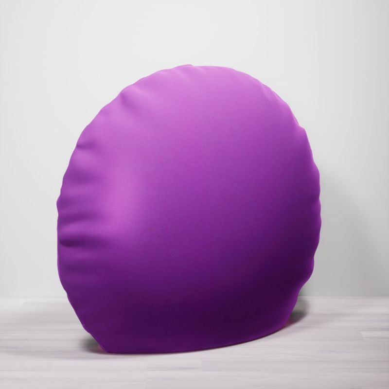 Dekokissen rund in violett