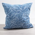 jeansblau Vorschau Lysel - Dekokissen Soroni #1W in rosa jeansblau