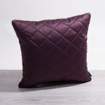 bordeauxviolett Vorschau Lysel - Dekokissen Ugonna #1W in silbergrau bordeauxviolett