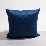 marineblau Vorschau Lysel - Dekokissen Ugonna #1W in silbergrau marineblau