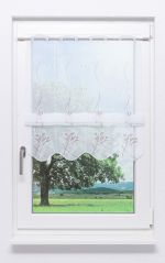 bordeaux Vorschau Panneaux Plauener Spitze® - Mirza #1W weiss bordeaux