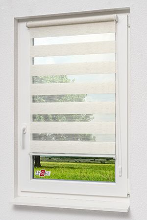 Fensterrollos in Fertiggrössen für Sicht- und Sonnenschutz