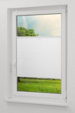 signalweiss Vorschau CleverFix Plissee Elfenbein #0B signalweiss