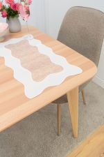 ecru-bronze Vorschau Deckchen Plauener Spitze® - Halima #1W in Beige ecru-bronze