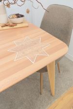 ecru-gold Vorschau Deckchen Plauener Spitze® - Lichtschein #1W in Silber ecru-gold