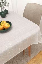 Tischdecke eckig in weiss