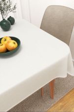 Tischdecke eckig in weiss