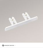 weiss Vorschau Endkappe Schiene 5-spurig #1W weiss weiss