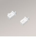 weiss Vorschau SET - Klemmträger Decomatic mit Spannschuhplättchen #1W weiss