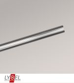 titan Vorschau Lysel - Gardinenstange Opal Innenlauf doppelt Ø 20mm #1W titan