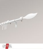 weiss Vorschau Lysel - SET Flammendesign Stange Ø 13/16mm #1W weiss