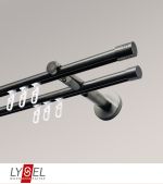 titan Vorschau Lysel - SET Opal Innenlauf 160cm 2 Lauf Doppel-Kombiträger offen mit Endstücke Zylinder in Bronze #1W titan