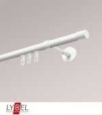 weiss Vorschau Lysel - SET Opal Innenlauf 200cm Träger geschlossen mit Endstücke Zylinder in Weiss #1W weiss