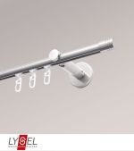 edelstahl-optik Vorschau Lysel - SET Opal Innenlauf 160cm Träger offen mit Endstücke Zylinder in Edelstahl-Optik #1W edelstahl-optik