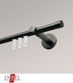 titan Vorschau Lysel - SET Opal Innenlauf 200cm Träger offen mit Endstücke Kappe in Weiss #1W titan