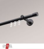 titan Vorschau Lysel - SET Opal Innenlauf 160cm Träger offen mit Endstücke Zylinder in Edelstahl-Optik #1W titan