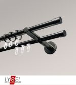 titan Vorschau Lysel - SET Opal Mix 200cm 2 Lauf Doppel-Kombiträger offen mit Endstücke Zylinder in Weiss #1W titan