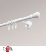weiss Vorschau Lysel - SET Opal 160cm Träger geschlossen mit Endstücke Konus in Weiss #1W weiss