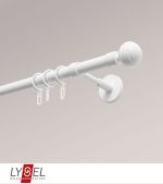 weiss Vorschau Lysel - SET Opal 160cm Träger geschlossen mit Endstücke Kugel in Weiss #1W weiss
