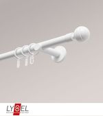 weiss Vorschau Lysel - SET Opal 160cm Träger offen mit Endstücke Kugel in Weiss #1W weiss