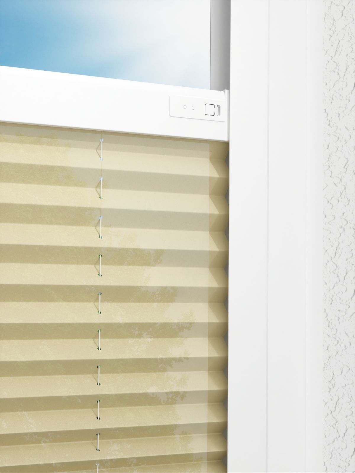 Detailansicht LYSEL HOME Plissee 332A Flame