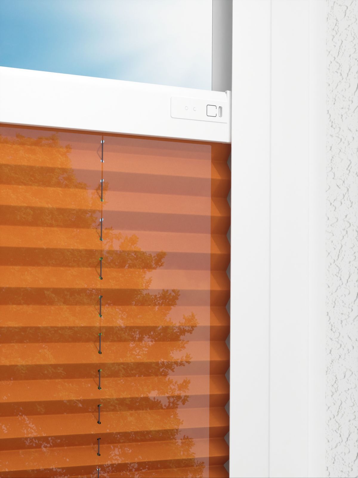 Detailansicht LYSEL HOME Plissee 429A Flame