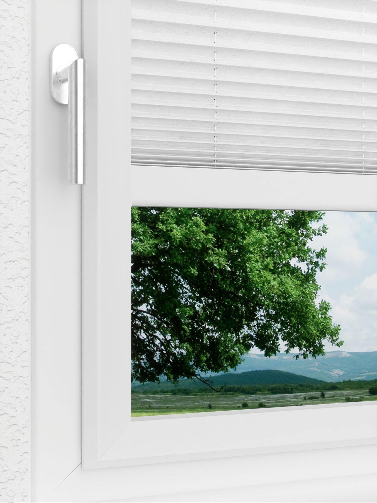 Detailansicht LYSEL HOME Plissee 124A Abelia Pearl