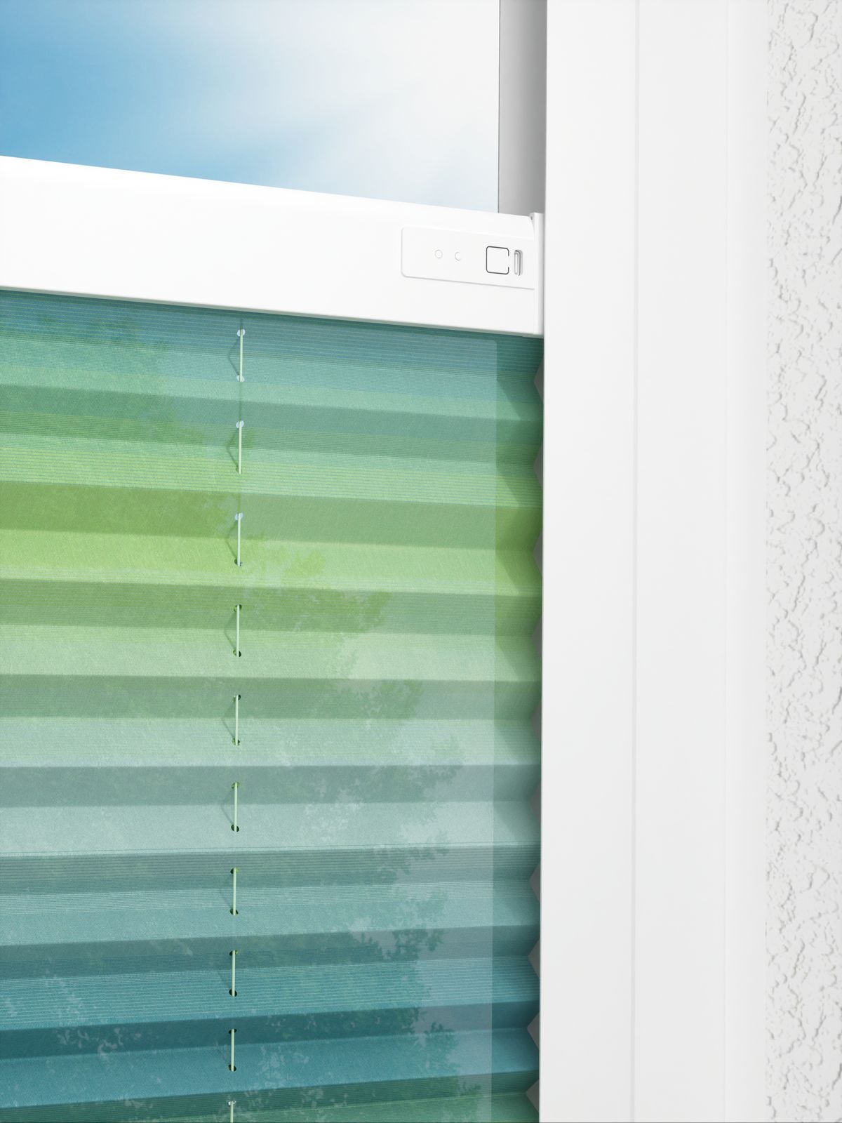 Detailansicht LYSEL HOME Plissee 338A Light Wave