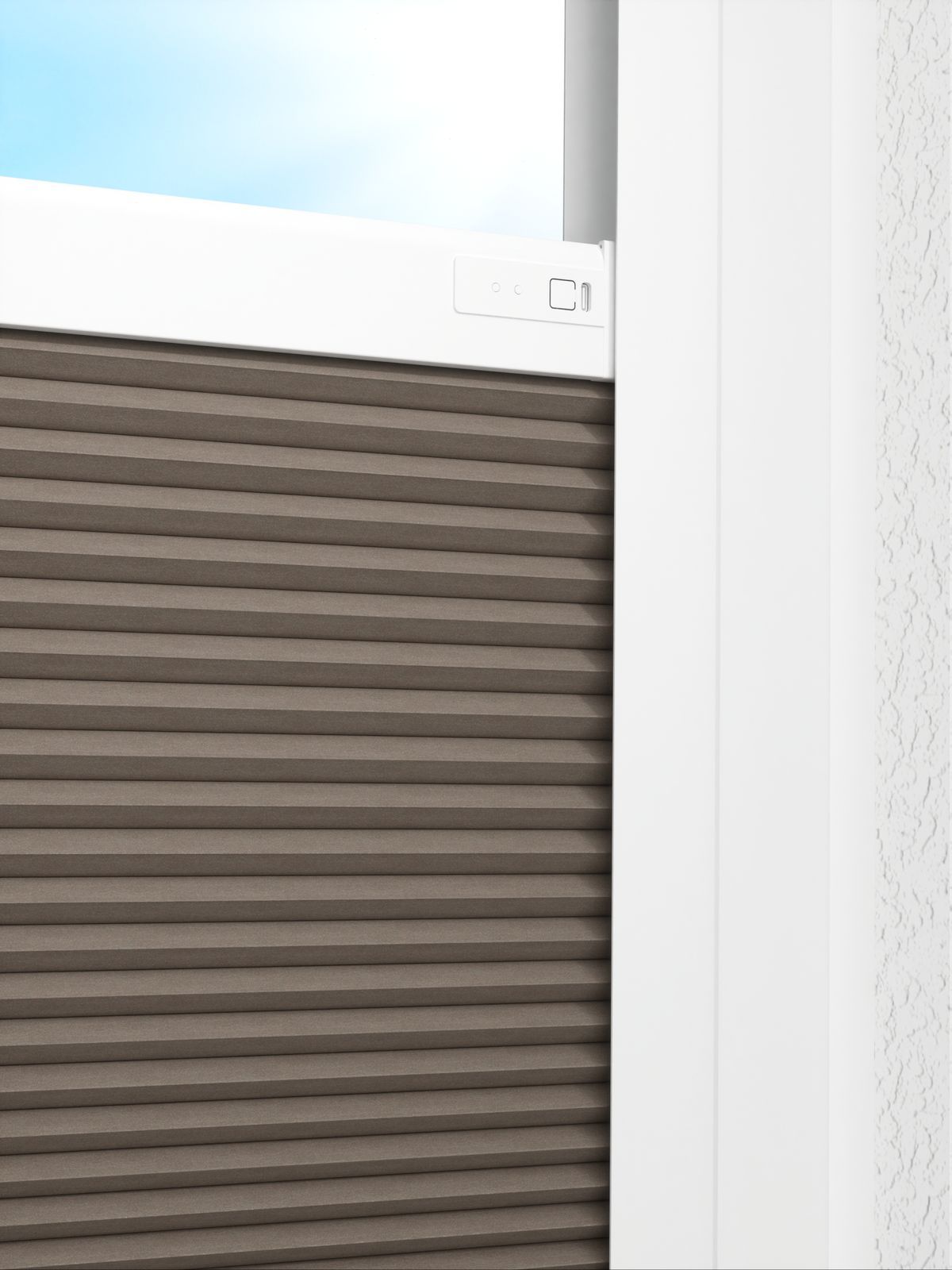 Detailansicht LYSEL HOME Plissee 314A Evelyne BO Wabe