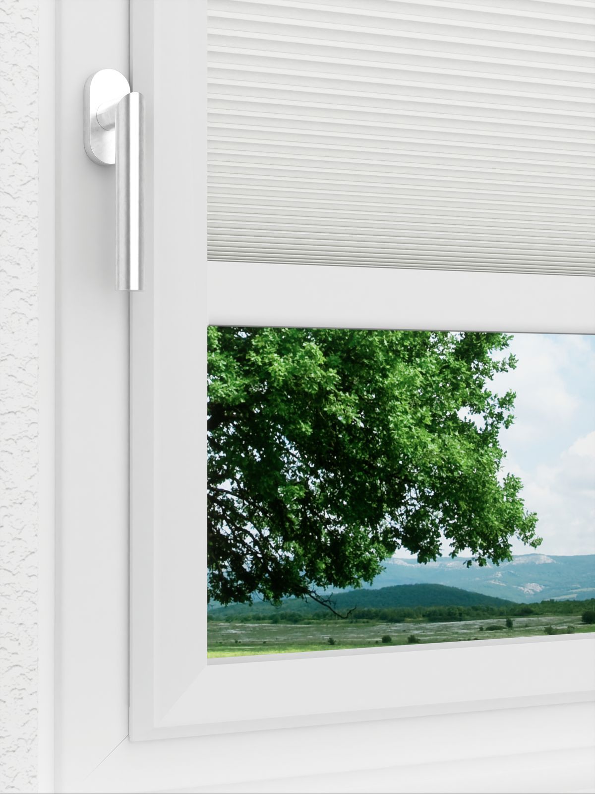 Detailansicht LYSEL HOME Plissee 005A Nana BO Wabe