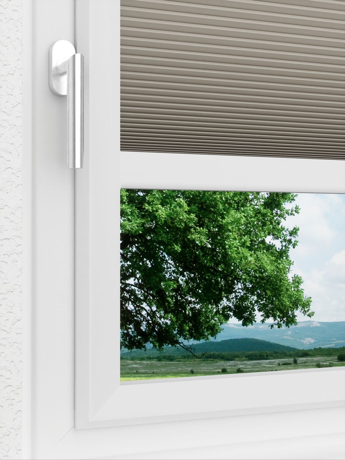 Detailansicht LYSEL HOME Plissee 008A Nana BO Wabe