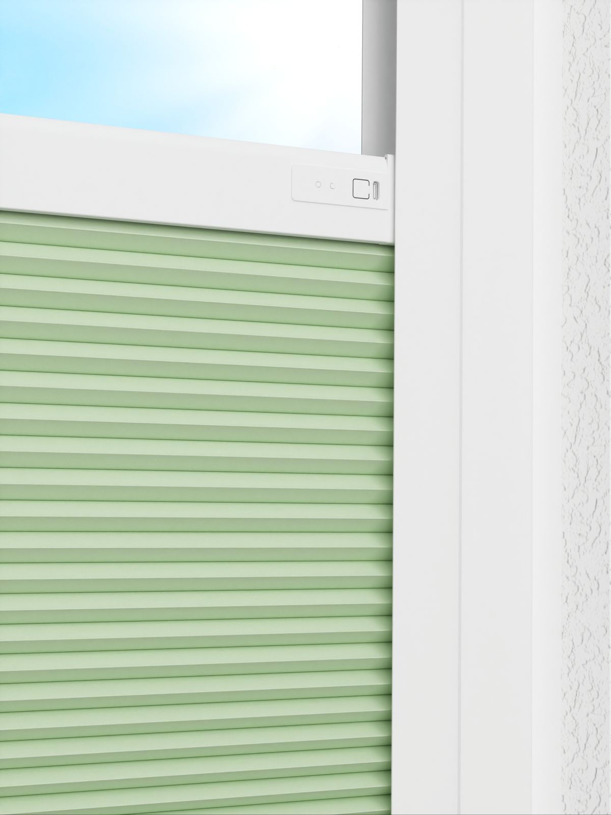 Detailansicht LYSEL HOME Plissee 021A Nana BO Wabe