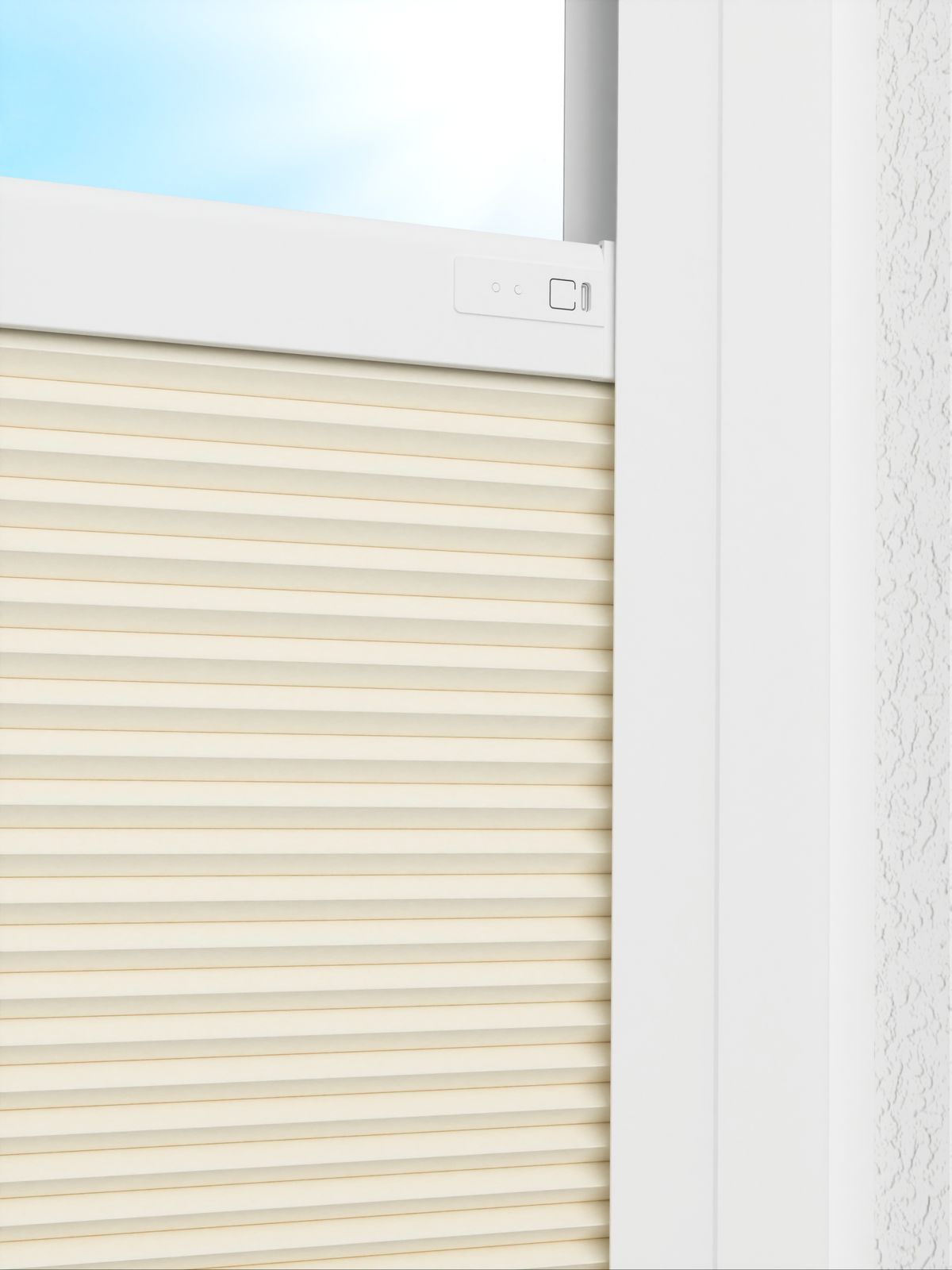 Detailansicht LYSEL HOME Plissee 013A Alba LI Wabe