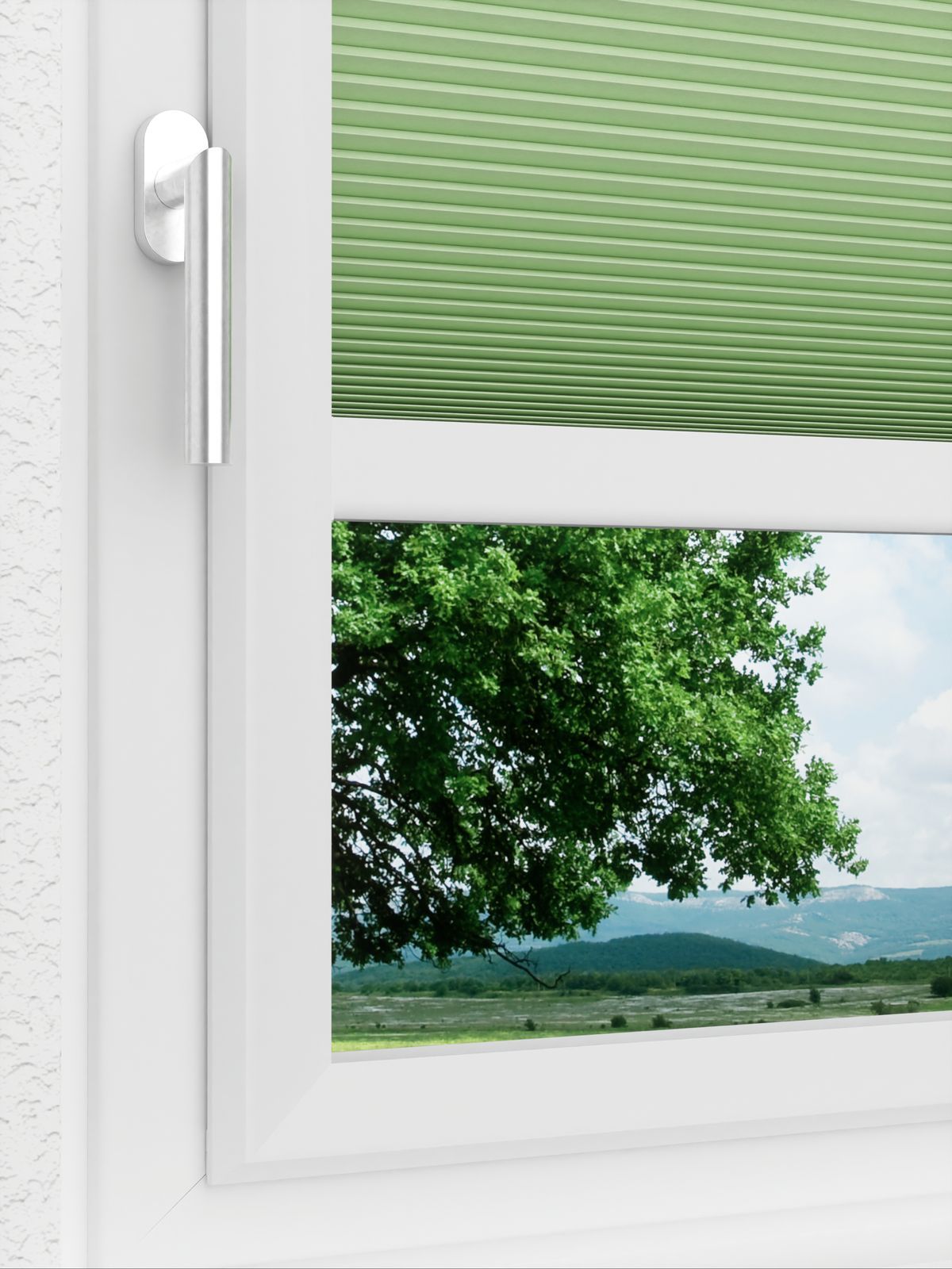 Detailansicht LYSEL HOME Plissee 027A Alba LI Wabe