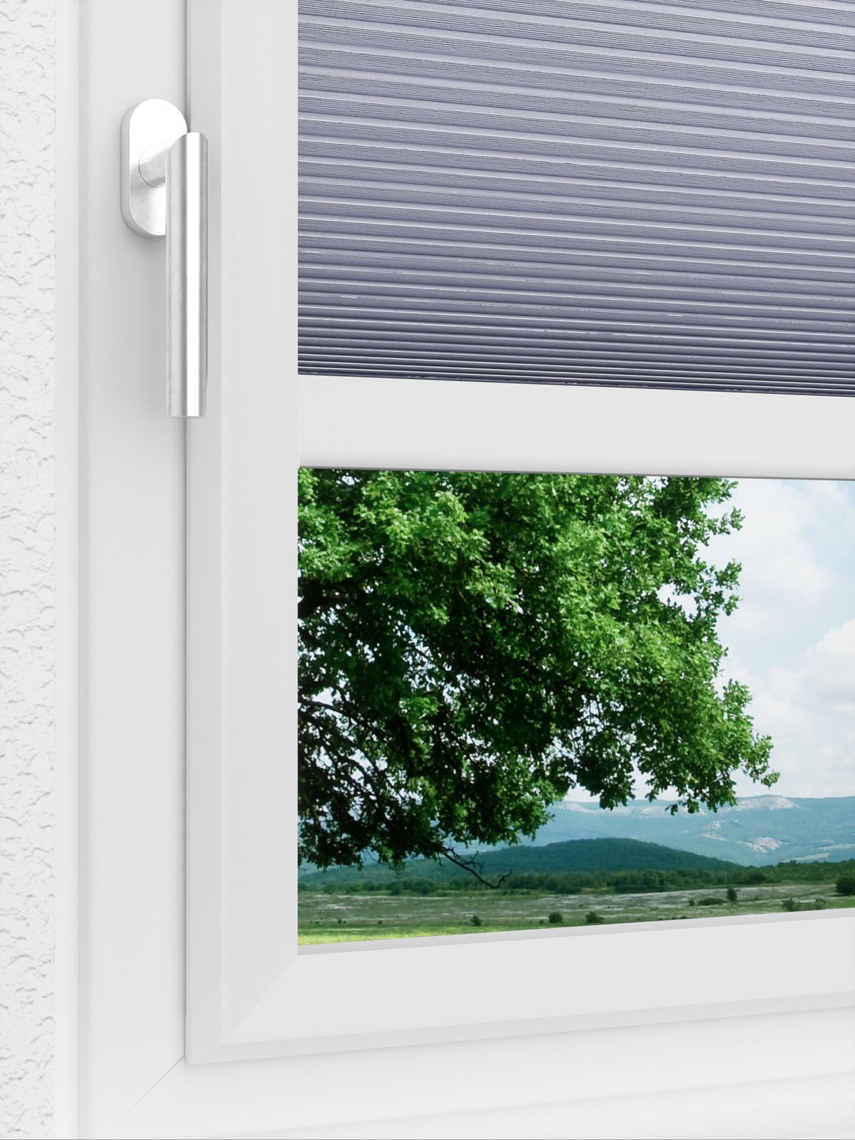 Detailansicht LYSEL HOME Plissee 312A Lanea BO Wabe