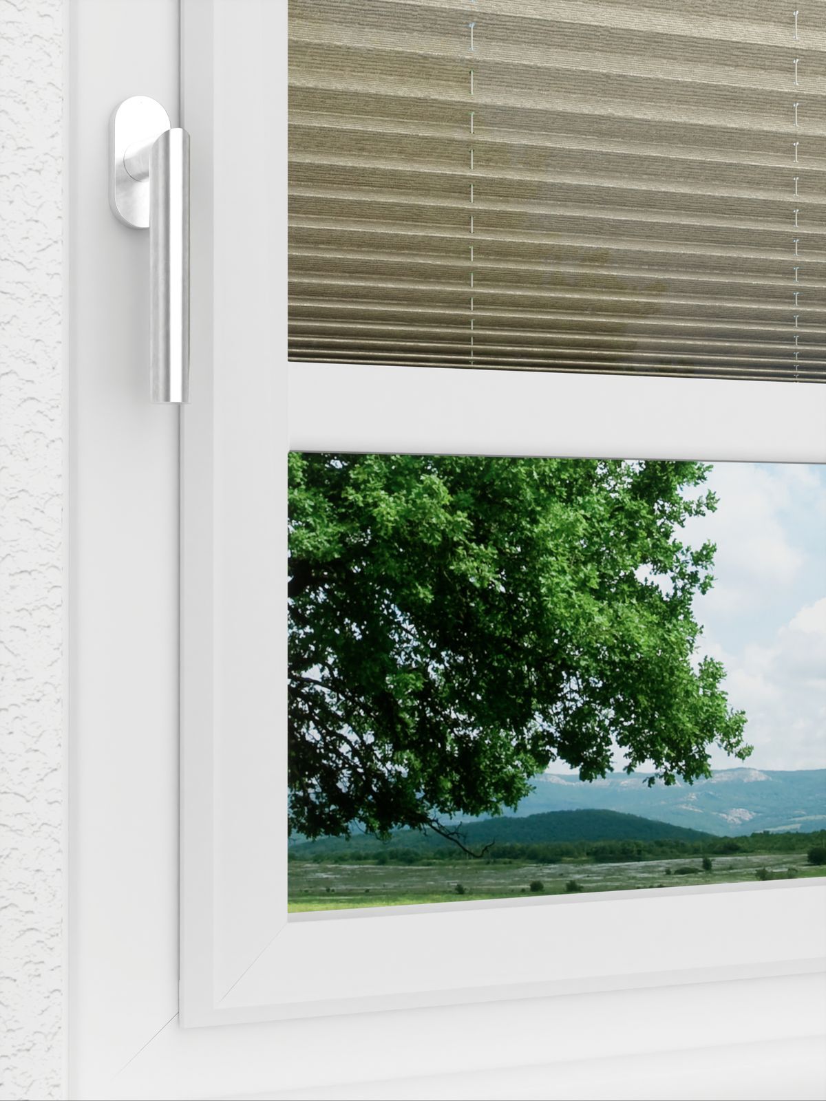 Detailansicht LYSEL HOME Plissee 427A Light Mix