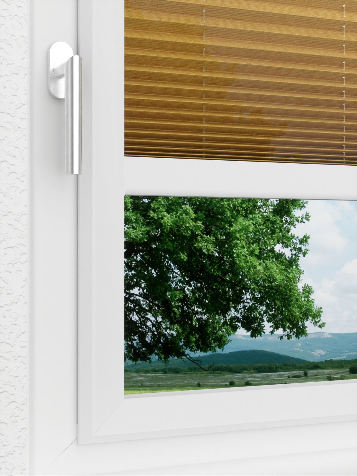 Detailansicht LYSEL HOME Plissee 432A Light Mix