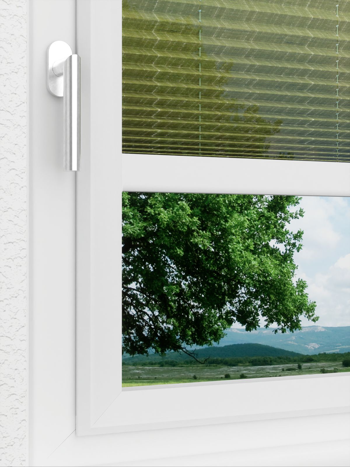 Detailansicht LYSEL HOME Plissee 436A Fine Tissue