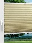 LYSEL HOME Plissee 424A Jute Blop Fensteransicht