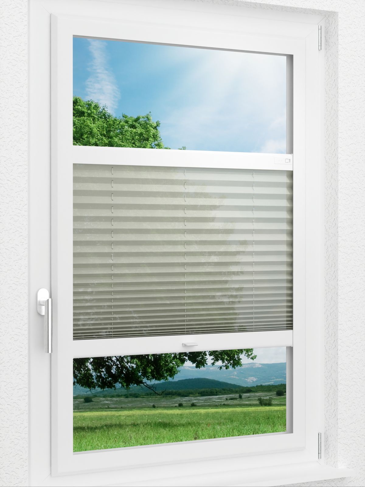 Detailansicht LYSEL HOME Plissee 401A Flame