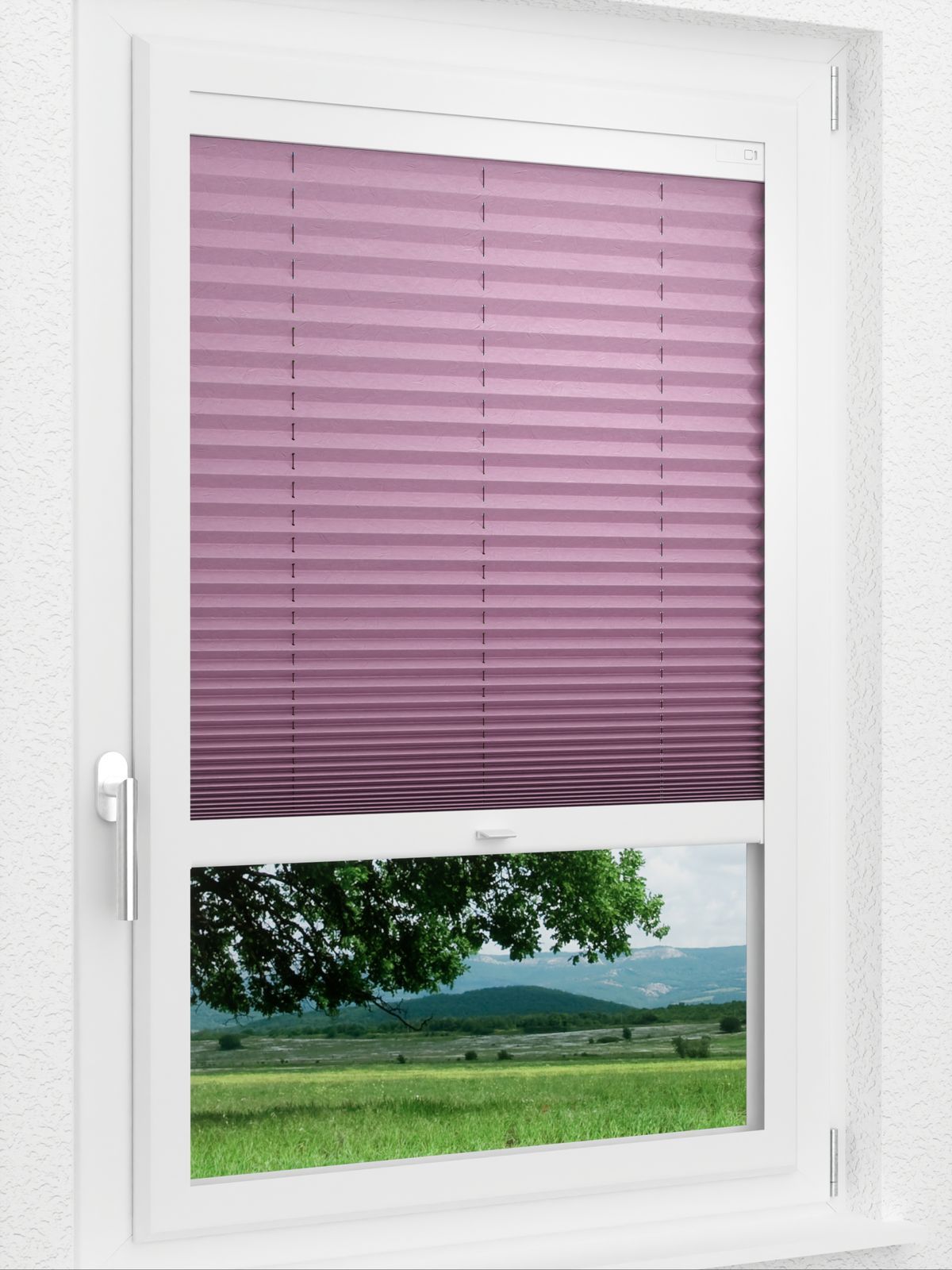 Detailansicht LYSEL HOME Plissee 421A Pearly Crush