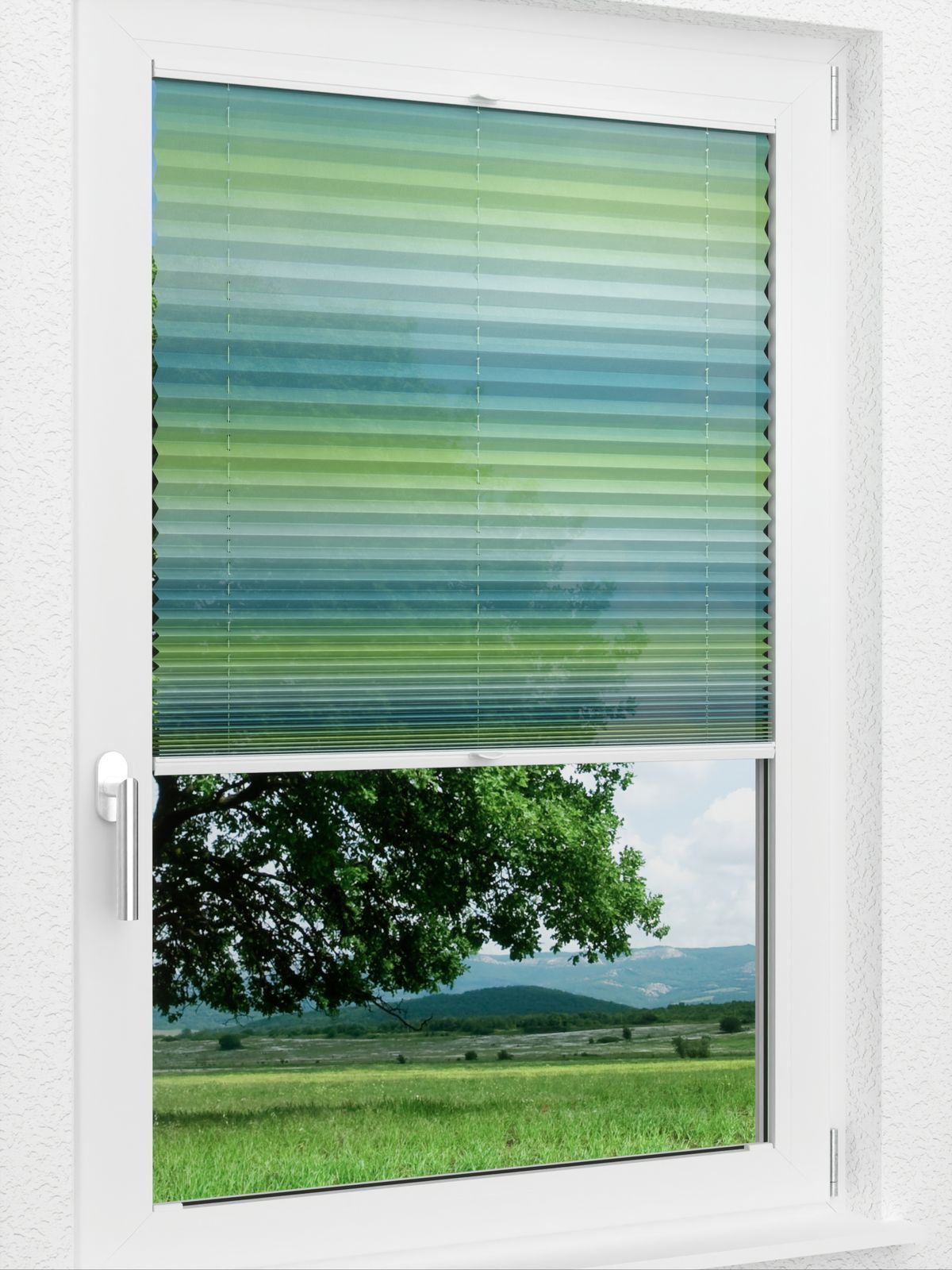 Detailansicht LYSEL HOME Plissee 338A Light Wave