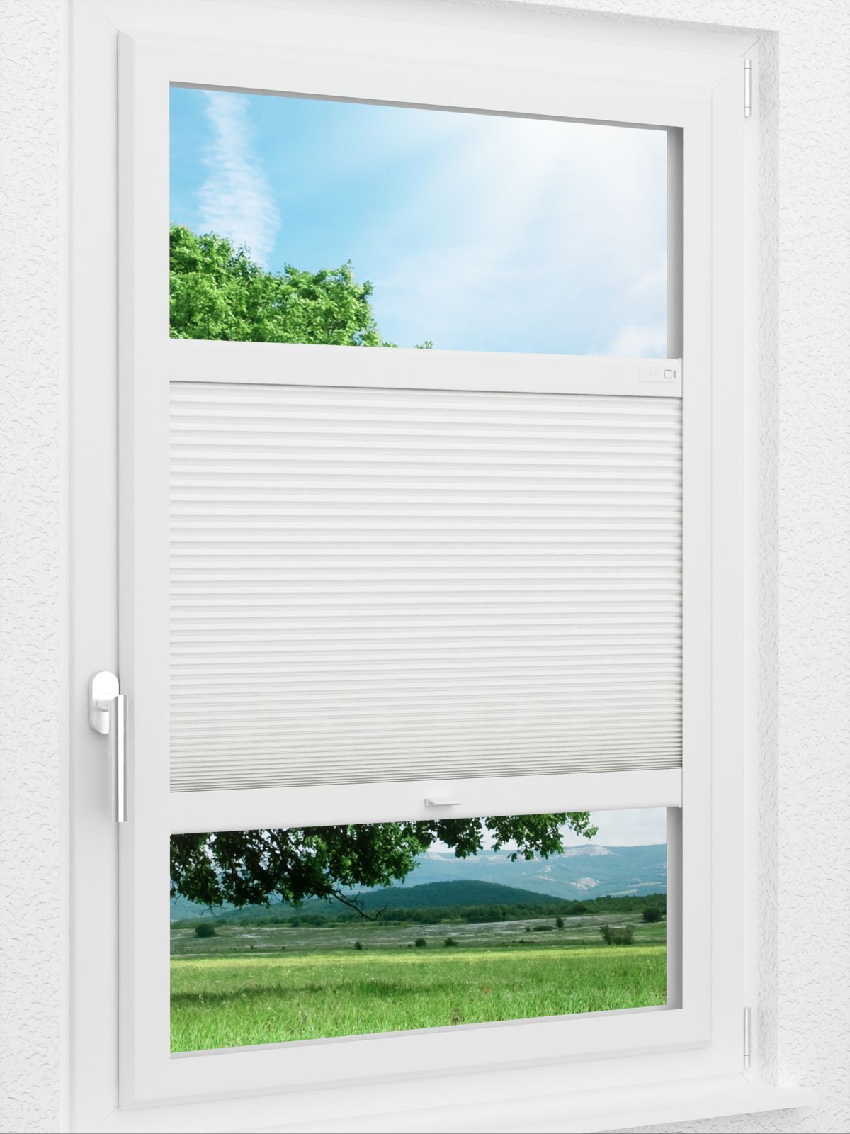 Detailansicht LYSEL HOME Plissee 005A Nana BO Wabe