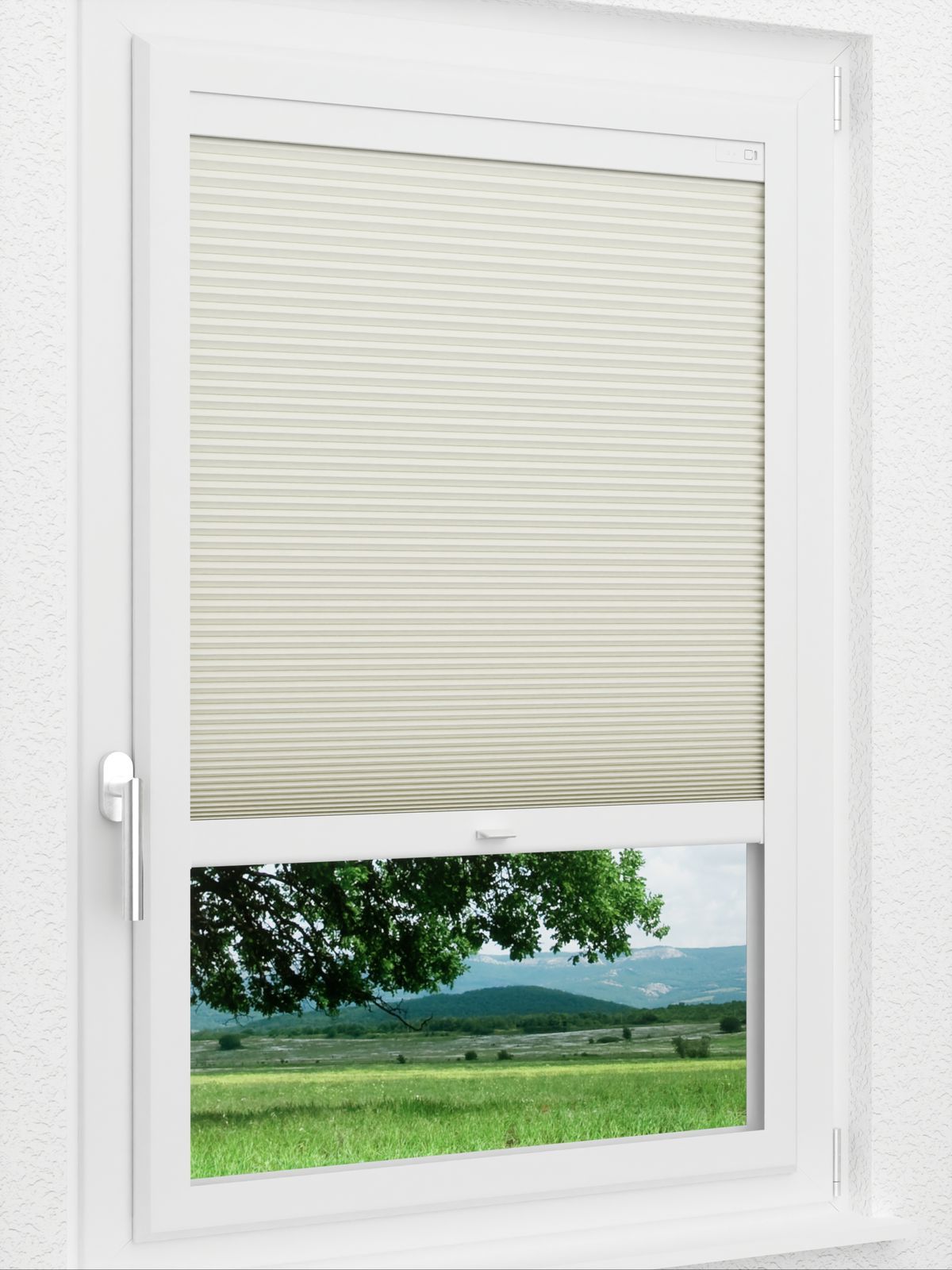 Detailansicht LYSEL HOME Plissee 015A Nana BO Wabe